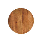 Curved Base Side Table | Amber Oak Finish - Avivra