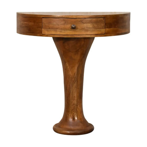 Amber Pedestal Console Table Avivra