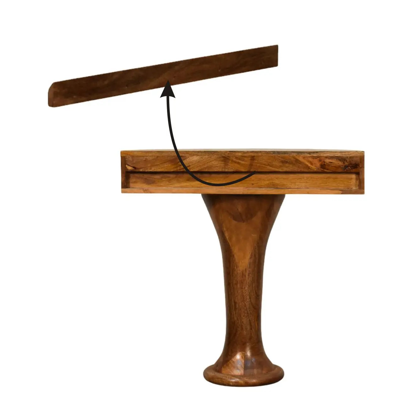 Amber Pedestal Console Table Avivra