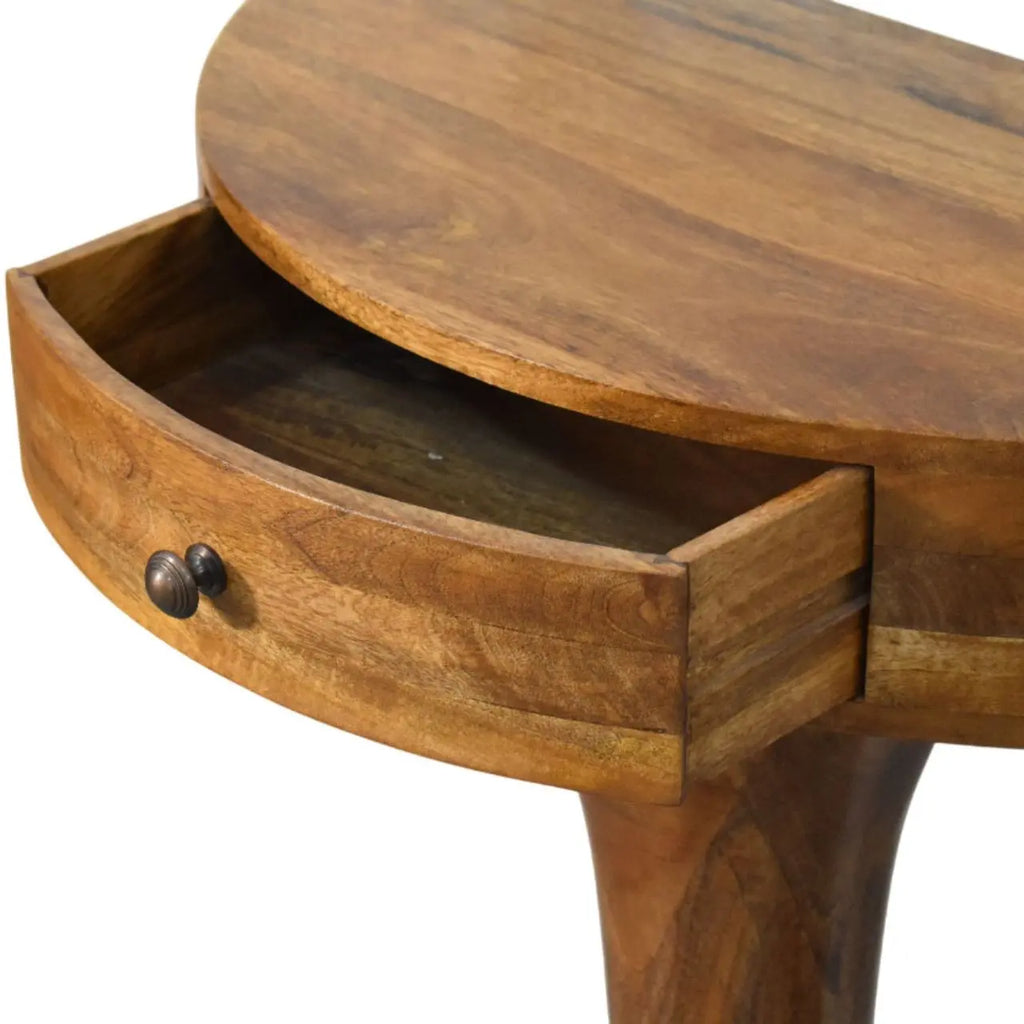 Amber Pedestal Console Table Avivra