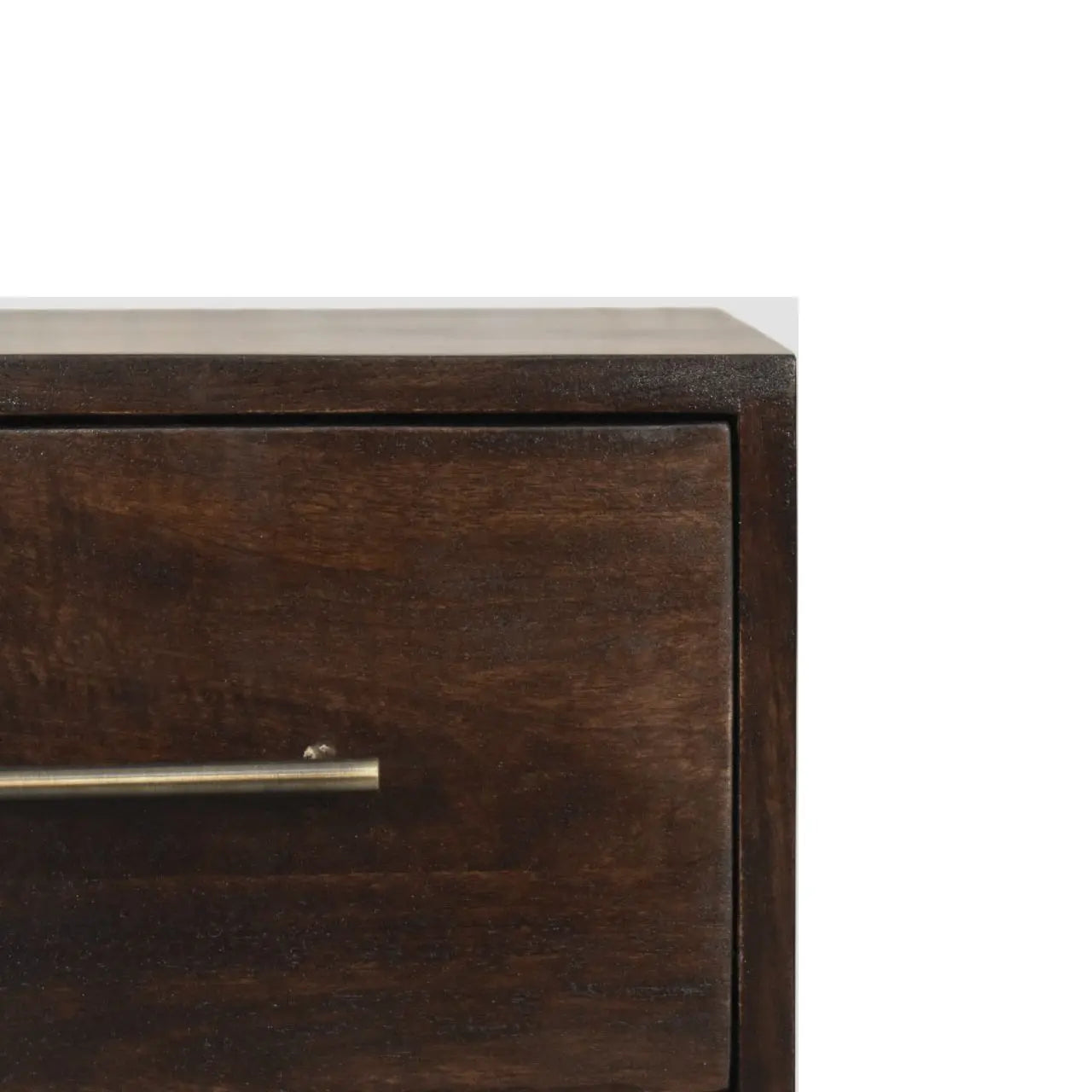 Spindle Mocha Bedside Table | Velvet Mocha Finish Avivra