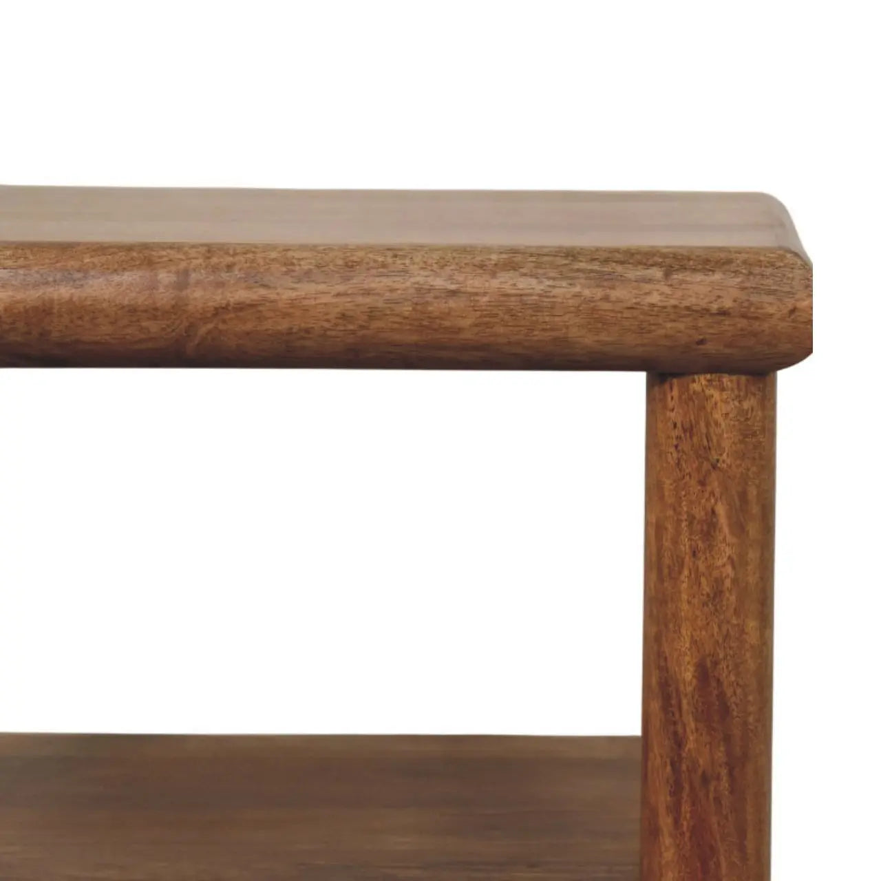 Solara Rattan Bedside Table | Golden Teak Finish Avivra