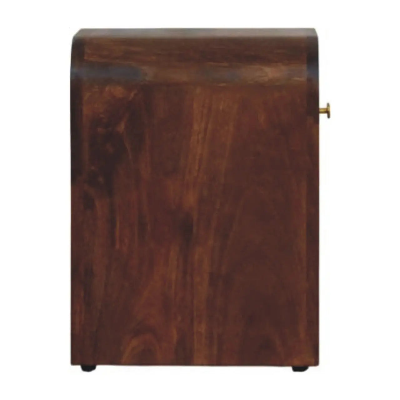 Curved Bedside Table | Roasted Almond Finish Avivra