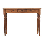 Three Drawer Console with Turned Legs Avivra