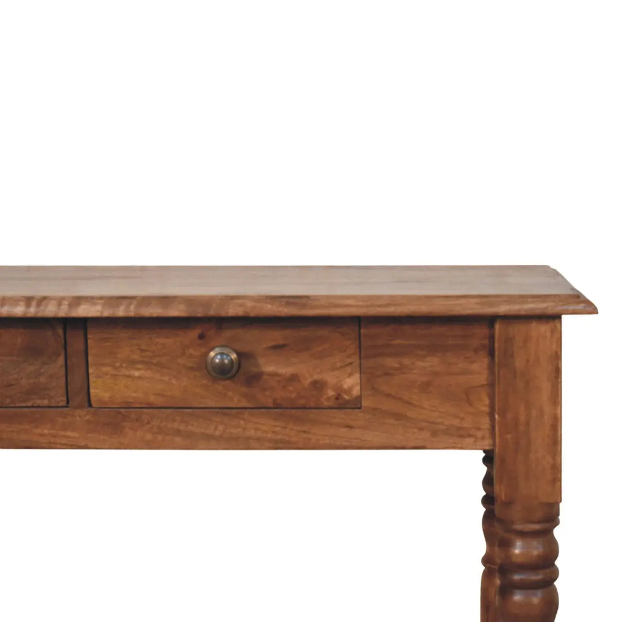 Three Drawer Console with Turned Legs Avivra