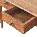 Three Drawer Console with Turned Legs Avivra