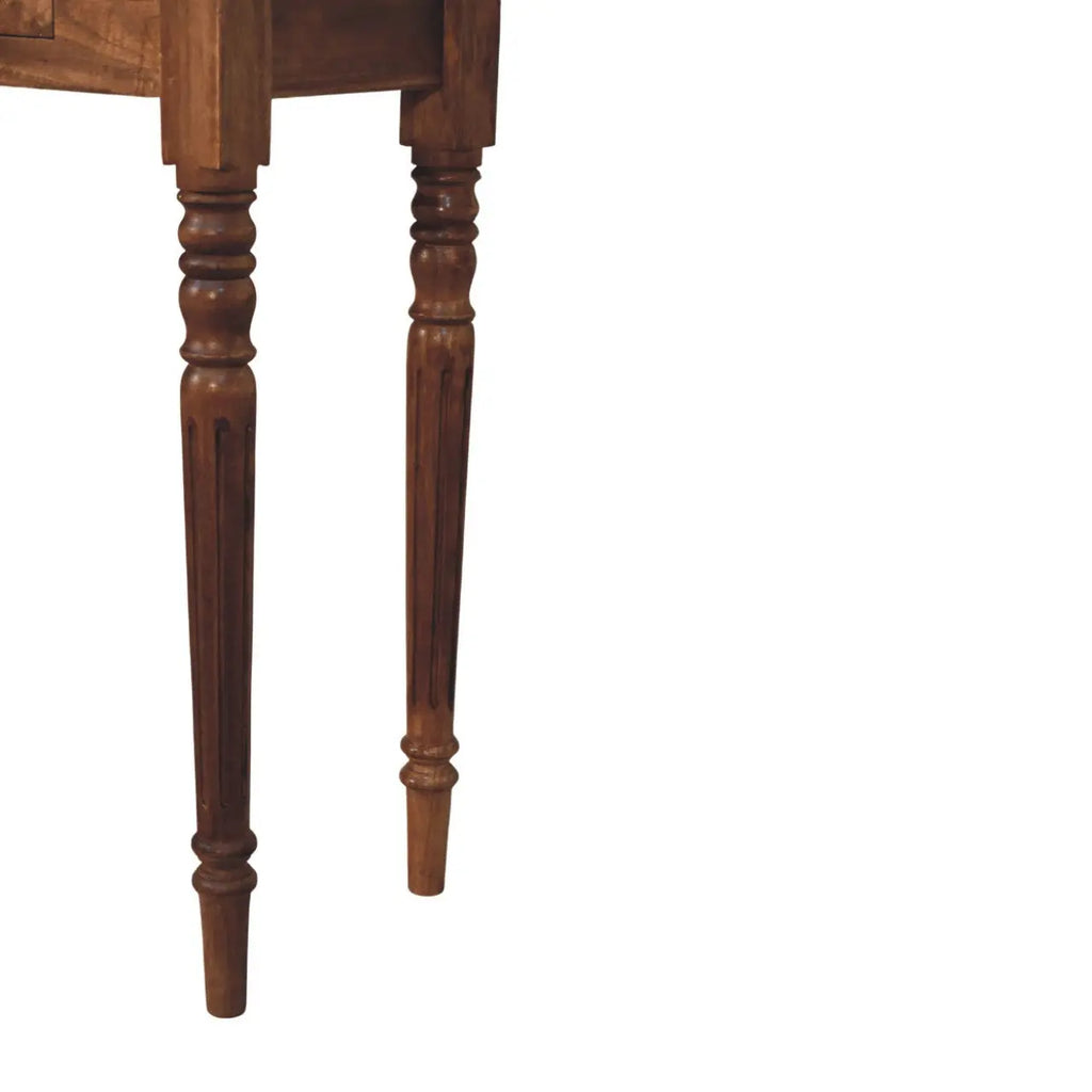 Three Drawer Console with Turned Legs Avivra