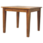 Golden Teak Solid Wood Dining Table Avivra