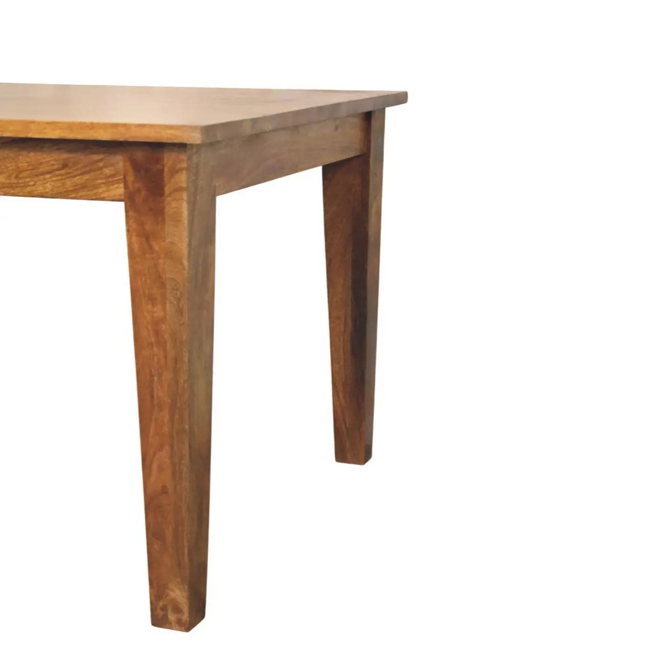 Golden Teak Solid Wood Dining Table Avivra