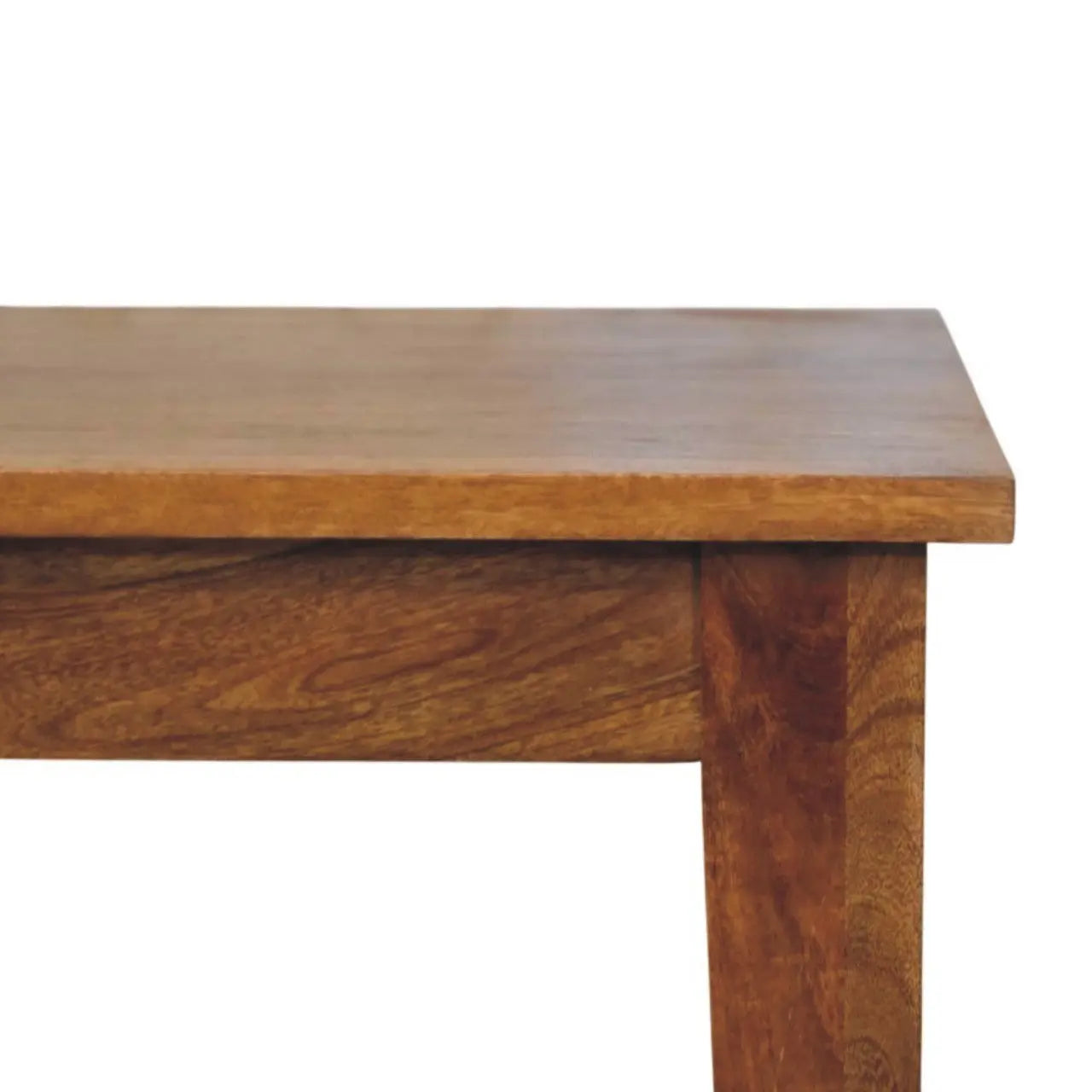 Golden Teak Solid Wood Dining Table Avivra