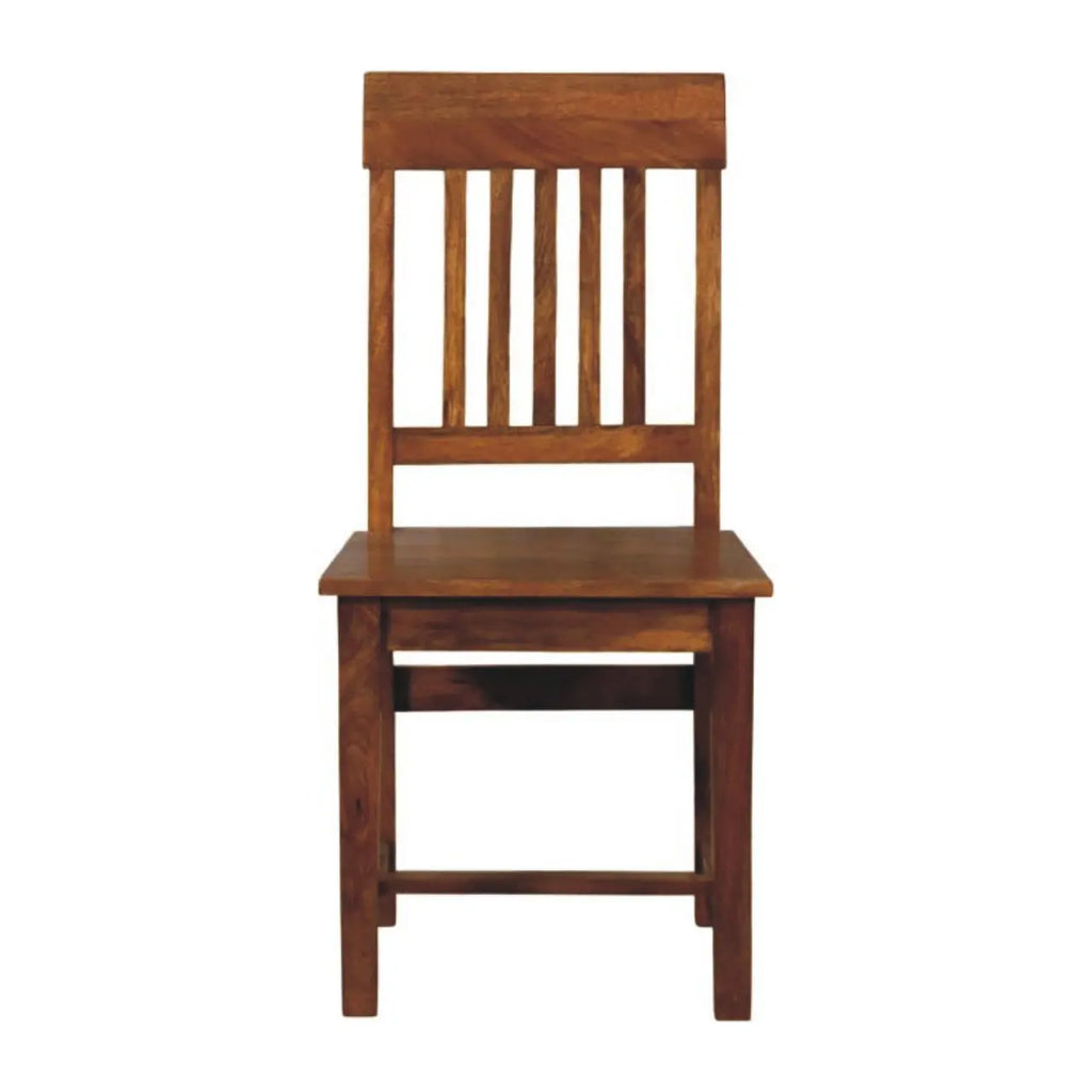Slatted Back Dining Chair Avivra