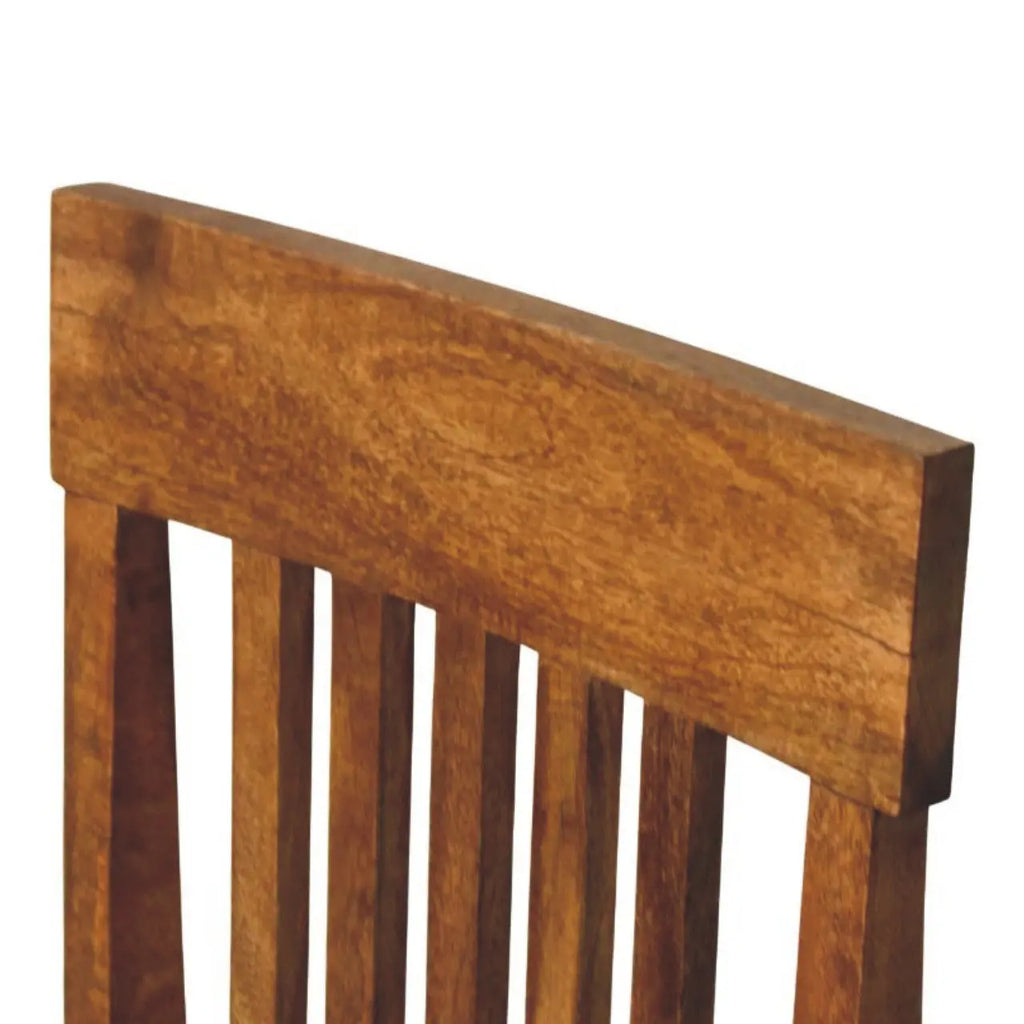 Slatted Back Dining Chair Avivra