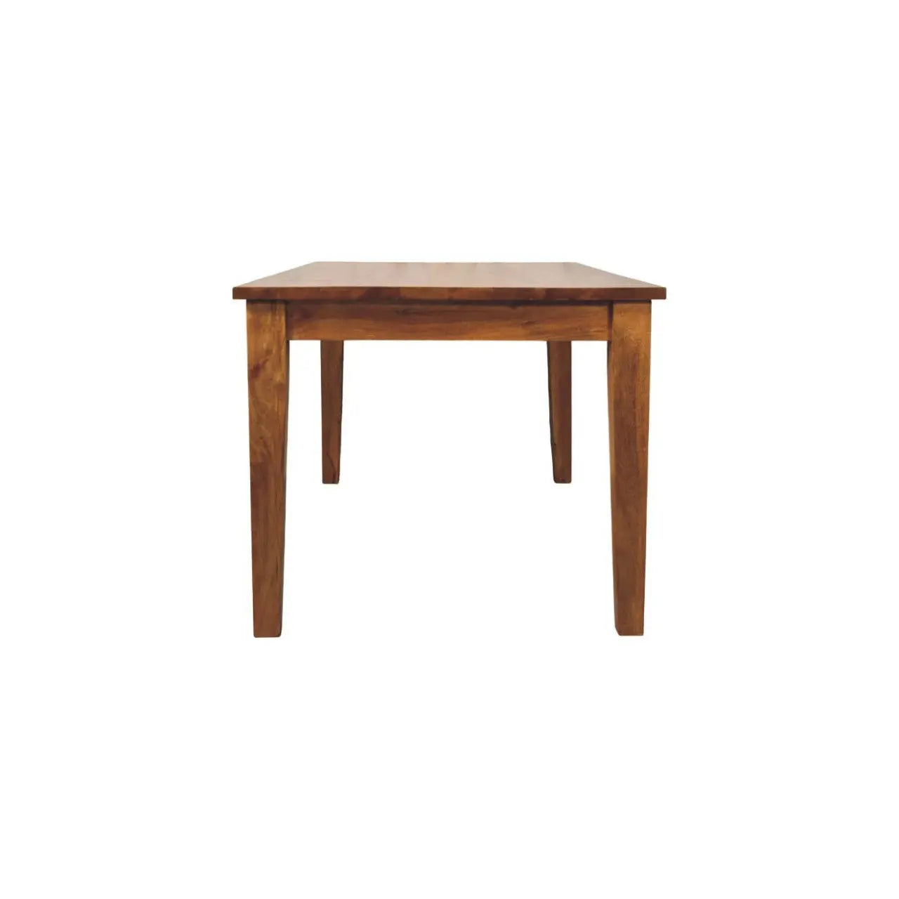 Classic Golden Teak Solid Wood Dining Table Avivra