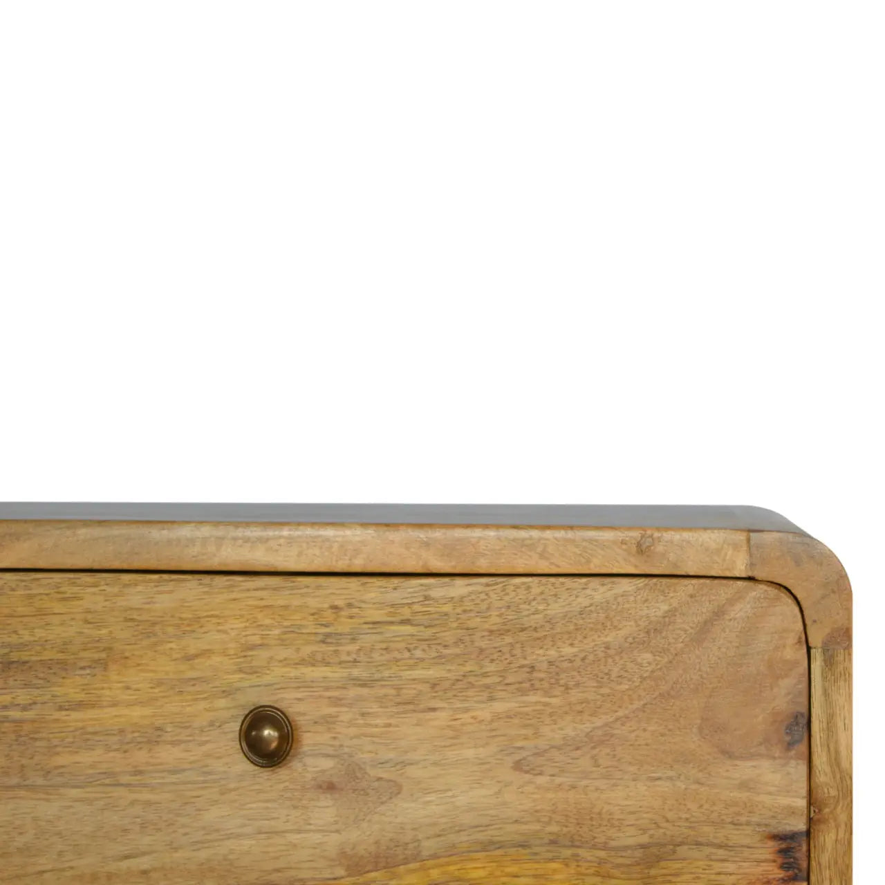 Curved Wall-Mounted Nightstand – Two Drawer - Avivra