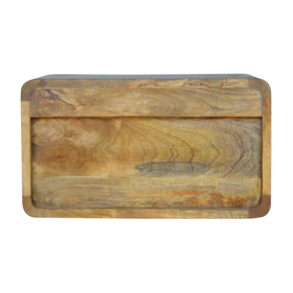 Floating Curve Open Slot Nightstand - Avivra
