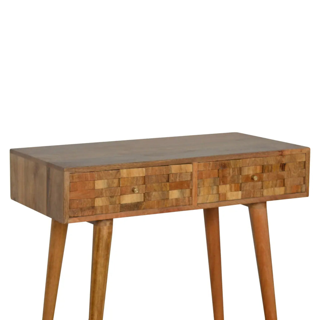 Tile Carved Console Table - Avivra