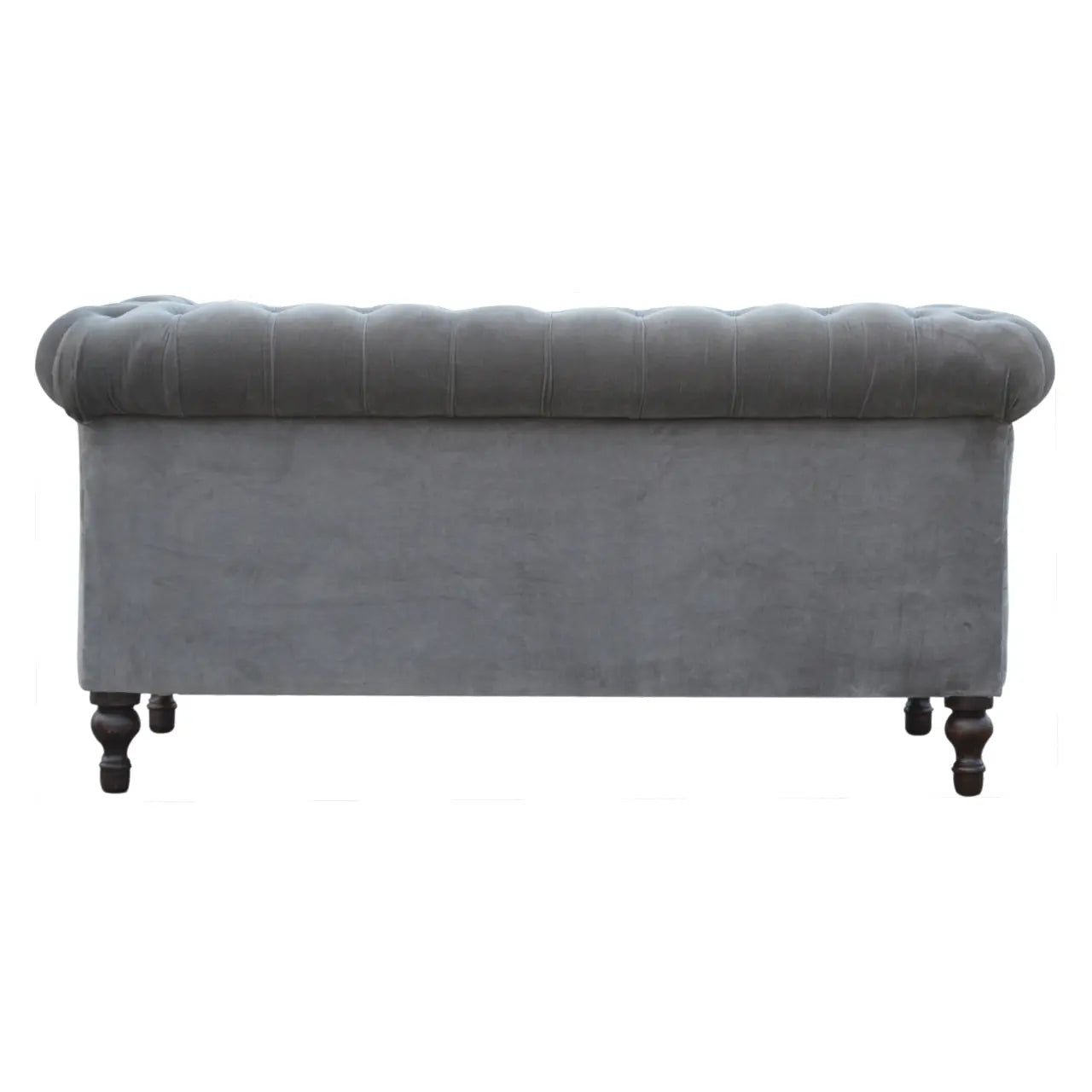 Grey Velvet Chesterfield Sofa Avivra