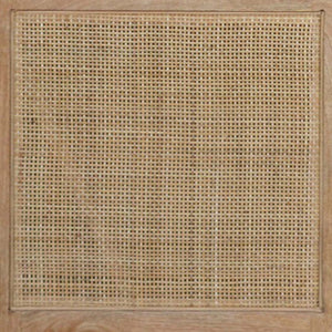 Netting Pattern Rattan Work Frame