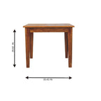 Golden Teak Solid Wood Dining Table Avivra