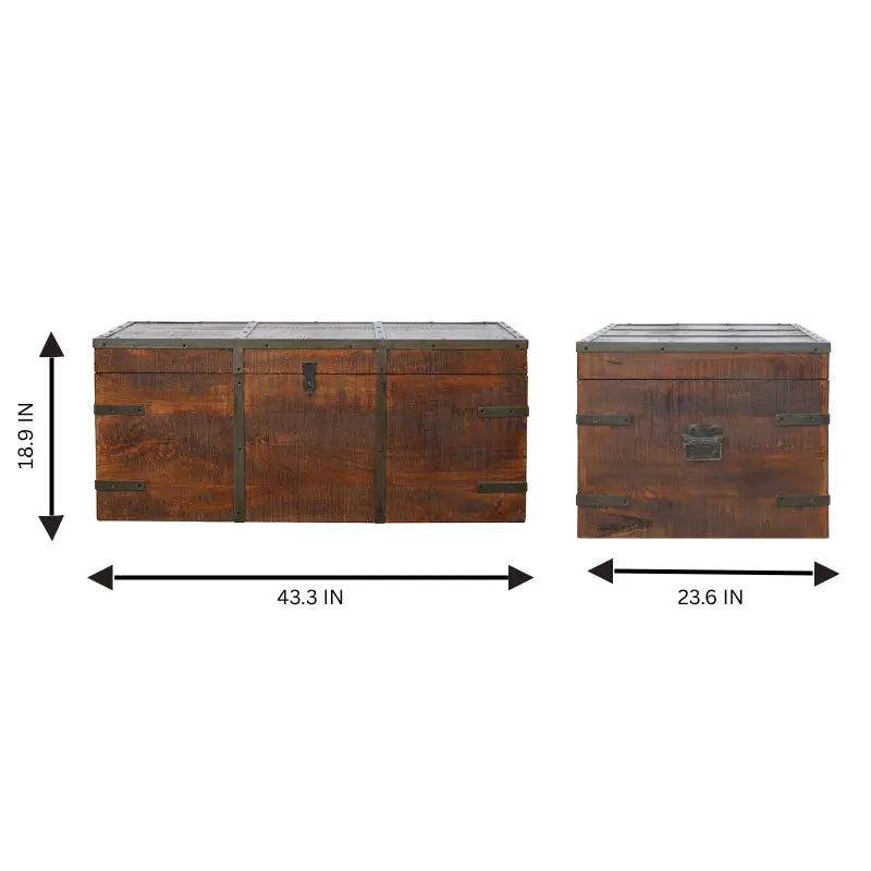 Iron Storage Box | Industrial Storage Trunk - Avivra