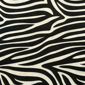 Zebra Striped Velvet