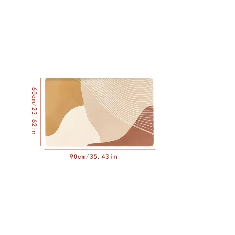 Absorbent Non-Slip Bathroom Mat - Soft and Cozy Carpet