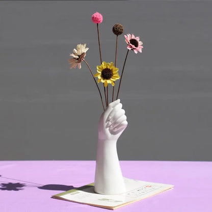 Nordic Flower Vase – Modern Minimalist Ceramic Home & Office Decor