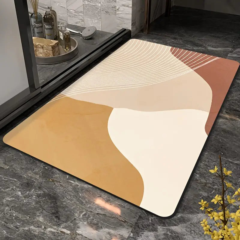 Absorbent Non-Slip Bathroom Mat - Soft and Cozy Carpet