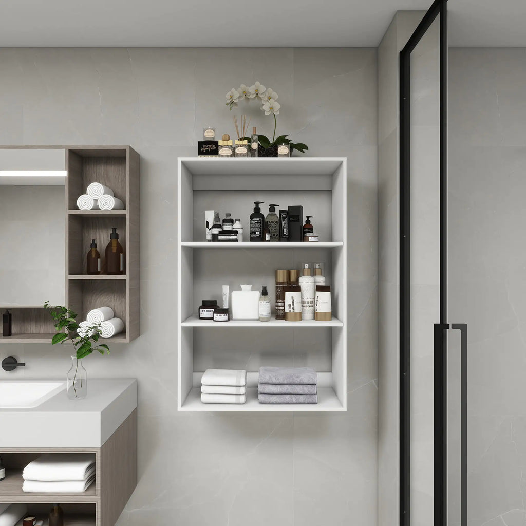 Open wardrobe system for walk-in closets – modern storage setup