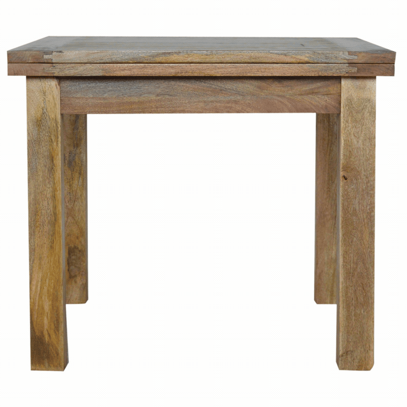 Butterfly Extension Dining Table – Oak-ish Finish - Avivra