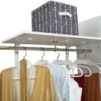Modern Open Wardrobe Closet System with Drawers
