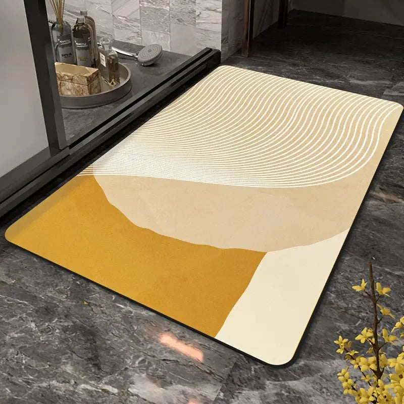 Absorbent Non-Slip Bathroom Mat - Soft and Cozy Carpet