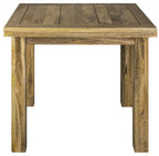 Butterfly Extension Dining Table – Hand-Distressed Oak-ish Finish - Avivra