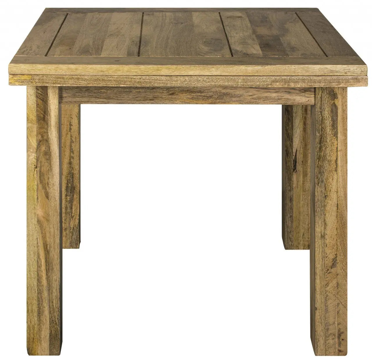 Butterfly Extension Dining Table – Hand-Distressed Oak-ish Finish - Avivra