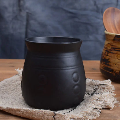 Japanese Ceramic Chopstick Holder and Storage Basket