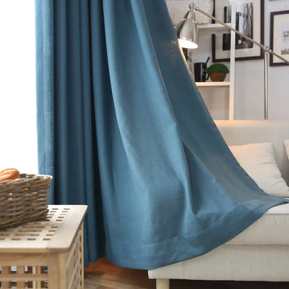 Custom Cotton Linen Curtains - Minimalist and Fresh Styles